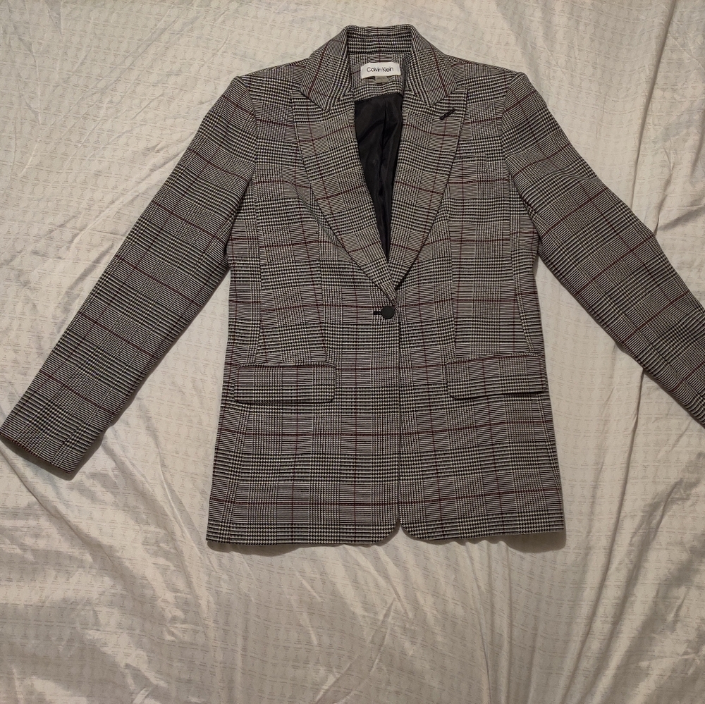 Calvin klein 1 button blazer